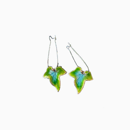 Alloy Leaf Drop Earrings