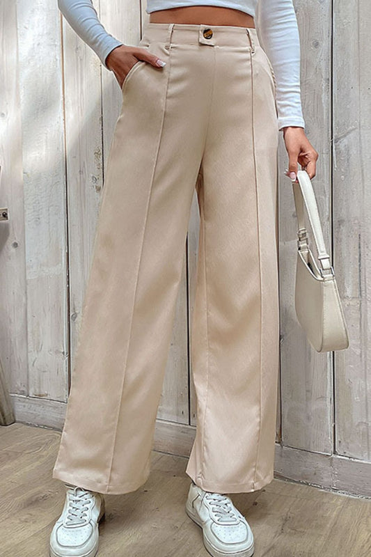 Perfee Center Seam Wide Leg Pants