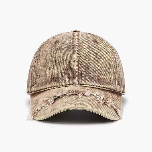 Fringe Adjustable Cotton Baseball Cap