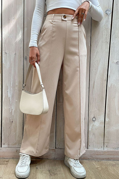 Perfee Center Seam Wide Leg Pants