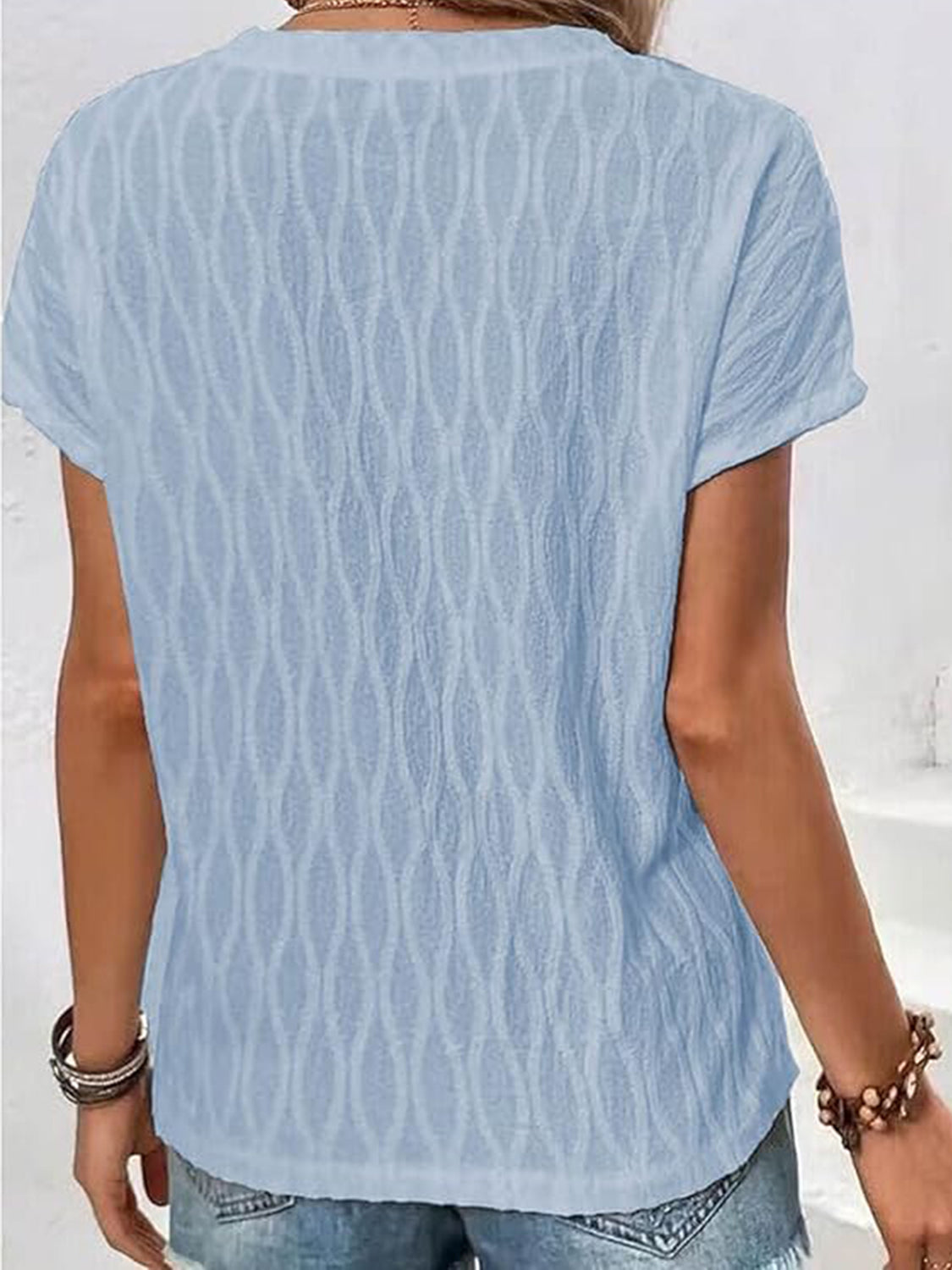 Full Size Round Neck Short Sleeve T-Shirt